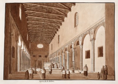 The Church of Santa Sabina by Agostino Tofanelli